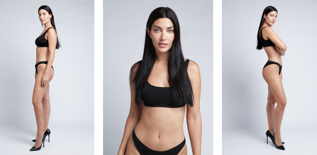 Swimsuit Digital Polaroids for Model Casting and Model Agencies