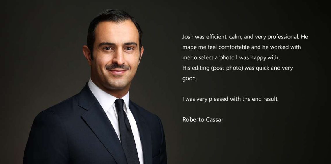 Roberto LinkedIn Professional Photo Review