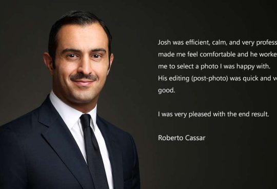 Roberto LinkedIn Professional Photo Review